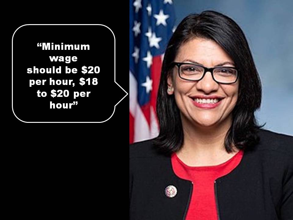 Rashida Tlaib, politics, minimum wage, daily lash