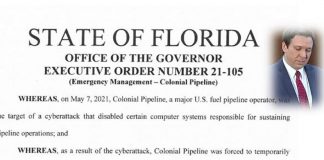 executive order, gas pipeline, citrus gazette