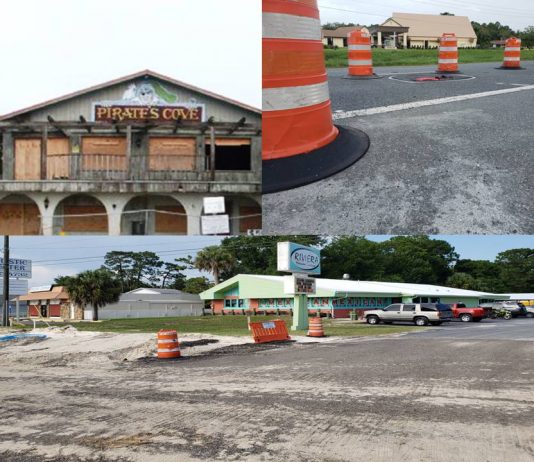 Pirate’s Cove a dead deal, residents want to sue county over roads crystal river news, pirates cove, bad roads