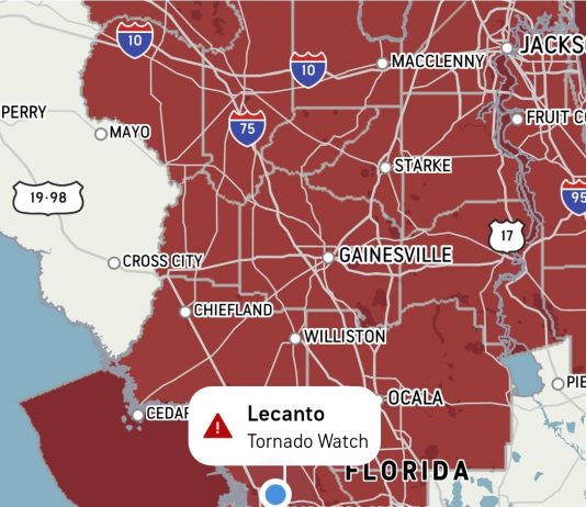 tornado watch, citrus gazette